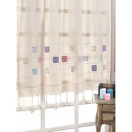 Firany - Kremowa firanka 300x200 cm Buldan – Oyo Concept - miniaturka - grafika 1