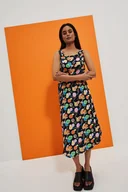 Sukienki - Wzorzysta sukienki midi-40 - miniaturka - grafika 1