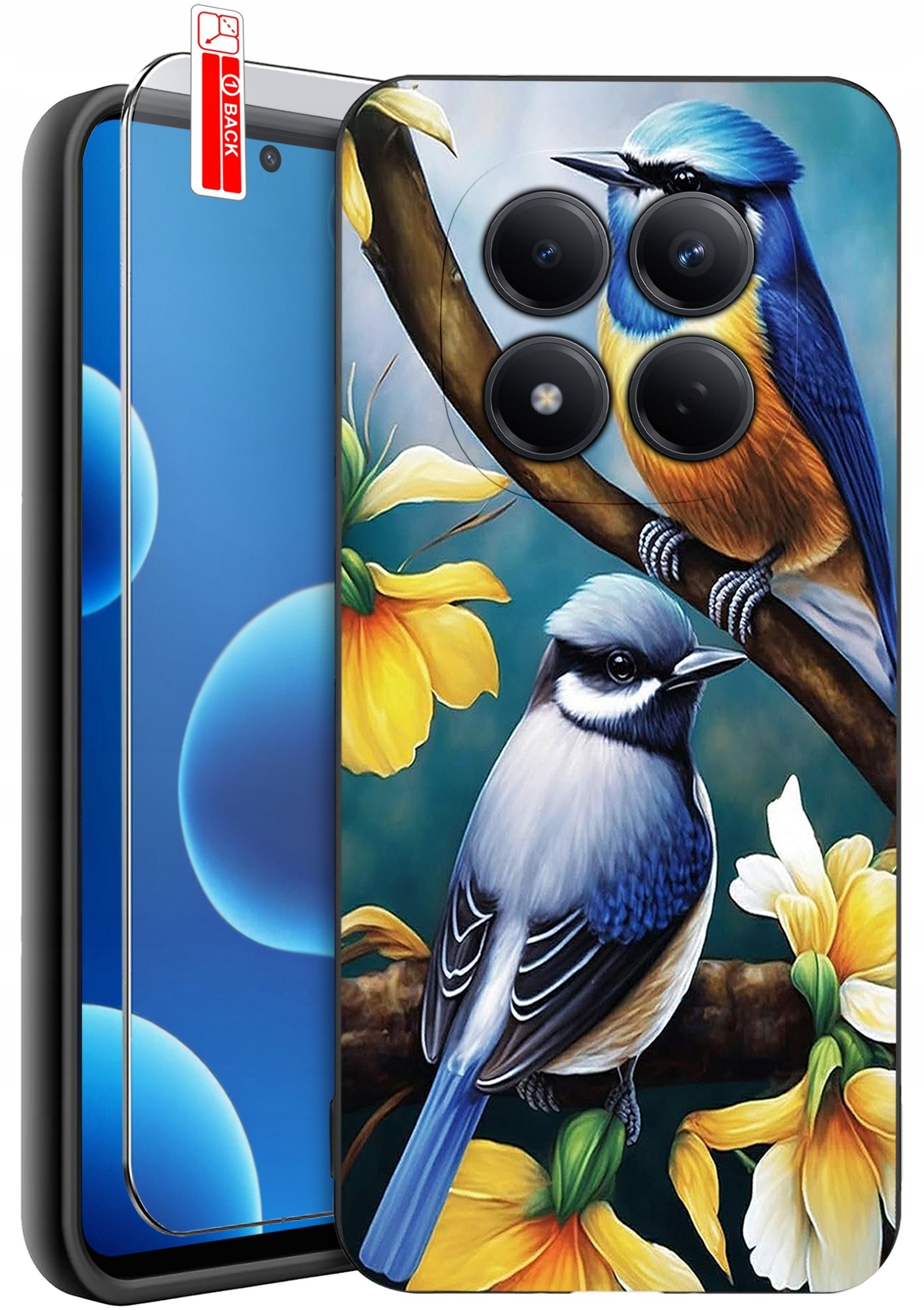 krainaGSM ETUI do Xiaomi Redmi Note 15 Pro 4G WZORY SILIKONOWE MATT CASE + SZKŁO