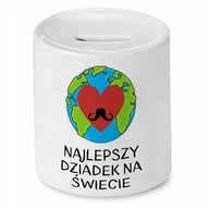 Skarbonki - SKARBONKA DZIEŃ DZIADKA NAJLEPSZY NA ŚWIECIE z Nadrukiem ze Zdjęciem - miniaturka - grafika 1