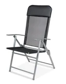 Fotele i krzesła ogrodowe - Krzesło Ogrodowe Składane Antracyt - miniaturka - grafika 1