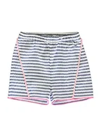 Spodenki damskie - Lemon Beret Szorty chłopięce Small Girls, Niebieski/biały w paski, 3 Lata - miniaturka - grafika 1