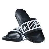 Klapki i japonki damskie - Klapki damskie sportowe BIG STAR LL274739 black - miniaturka - grafika 1
