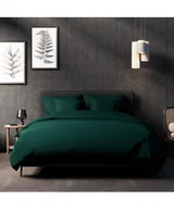 Pościel - Pościel PAN MATERAC satyna bawełniana butelkowa zieleń 160x200 – OUTLET : Rozmiar - 160x200 - miniaturka - grafika 1