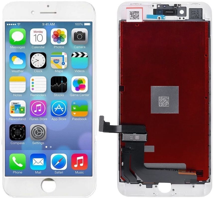 Wyświetlacz LCD Ekran Szybka Dotyk do Apple iPhone 8+ Plus A1864 BIAŁY