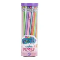 Przybory szkolne - Patio Ołówki trójkątne z gumką Pastel - miniaturka - grafika 1