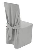Pokrowce na meble - Dekoria Sukienka na krzesło szary szenil 45 × 94 cm Chenille 580-702-23 - miniaturka - grafika 1