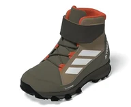 Buty trekkingowe dziecięce - adidas Uniseks - dzieci Terrex Snow CF CLIMAWARM Winter Shoes Kids, cardboard/ftwr white/semi impact orange, 30 1/2 EU - miniaturka - grafika 1