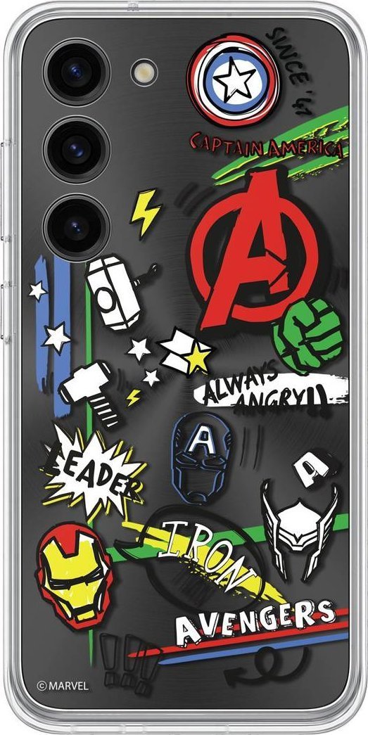 Samsung Wymienna płytka MARVEL do Galaxy S23 GP-TOS911HIDBW