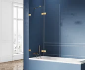 Parawany nawannowe - Parawan Nawannowy 140X150 Prawy New Trendy Avexa Gold Exk-2019 - miniaturka - grafika 1