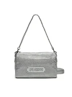 Torebki damskie - LOVE MOSCHINO Torebka JC4135PP1MLL196B Srebrny - miniaturka - grafika 1