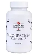 Kredki, ołówki, pastele i pisaki - KIN decoupage 2 w 1 klej + lakier mat 200 ml - miniaturka - grafika 1
