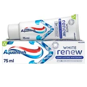 Pasty do zębów - Aquafresh White Renew Long Lasting Whitening pasta do zębów z fluorkiem 75ml - miniaturka - grafika 1