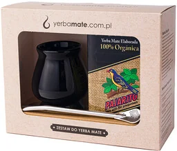 Yerba mate Pajarito do wyboru, matero czarne, bombilla - Yerba Mate - miniaturka - grafika 1