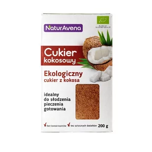 NATURAVENA NATURAVENA CUKIER KOKOSOWY 200G BIO Zakupy dla domu i biura! 53299137 - Cukier i słodziki - miniaturka - grafika 1