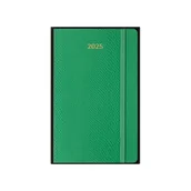 Kalendarze - kalendarz 2025 12m moleskine l tygodniowy skóra węża zielony 13x21 - miniaturka - grafika 1