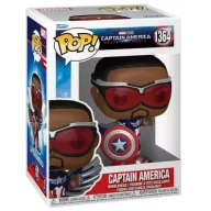 Figurki dla dzieci - Figurka Marvel Captain America Brave New World Funko Pop - miniaturka - grafika 1