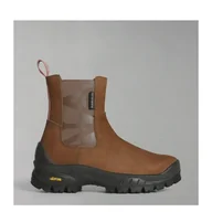 Botki damskie - Sztyblety damskie skórzane Napapijri NP0A4H7N-NC1 41 Brązowe (196011586326). Buty za kostkę damskie - miniaturka - grafika 1