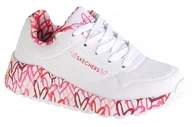 Moda i Uroda OUTLET - buty sneakers dla dziewczynki Skechers Uno Lite 314976L-WRPK-39 - miniaturka - grafika 1