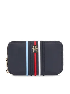 Tommy Hilfiger Portfel Poppy Large Za Corp AW0AW16018 Granatowy - Portfele - miniaturka - grafika 1