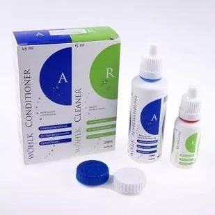 Płyn Wöhlk Cleaner & Conditioner 45 + 15 ml - Płyny do soczewek kontaktowych - miniaturka - grafika 1