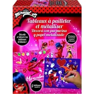Zabawki kreatywne - Tableaux do Pailleter Miraculous - EDUCA - 18928 - Magia Art - Mieszane - 5 lat i więcej - Dziecko - Różowy - miniaturka - grafika 1