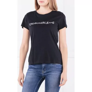 Koszulki i topy damskie - CALVIN KLEIN JEANS T-shirt CORE INSTITUTIONAL | Regular Fit - grafika 1