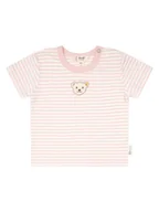 Kaftaniki dla niemowląt - Steiff Koszulka w kolorze jasnoróżowo-kremowym - miniaturka - grafika 1