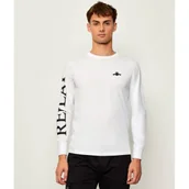 Koszulki męskie - Replay Longsleeve | Regular Fit - miniaturka - grafika 1