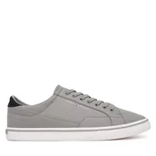 Trampki męskie - Tenisówki Tommy Hilfiger Vulc Core FM0FM05688 Szary - miniaturka - grafika 1
