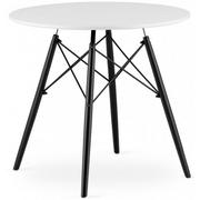 Stoły - Biały stół kuchenny w stylu skandynawskim - Emodi 7X - miniaturka - grafika 1