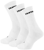Skarpetki damskie - skarpety męskie HORSEFEATHERS DELETE PREMIUM 3PACK SOCKS White - miniaturka - grafika 1
