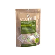 Środki do prania - Kapsułki do prania uniwersalne 2w1 zielona herbata 30 sztuk MILL clean ecomill - miniaturka - grafika 1