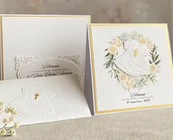 Kartki okolicznościowe i zaproszenia - Kartka na chrzest z pudełkiem i kopertą, 53b - miniaturka - grafika 1