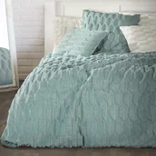 Koce - Koc EUROFIRANY Weri, turkusowy, 150x200 cm - miniaturka - grafika 1