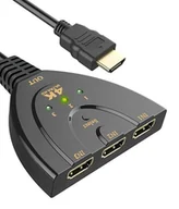Kable - Rozdzielacz 3X Hdmi Switch Splitter 4K Ultra Hd - miniaturka - grafika 1
