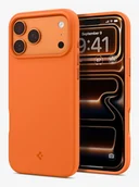 Etui i futerały do telefonów - Spigen Silicone Fit (Mag Fit) pokrowiec na telefon komórkowy 16 cm (6.3") Pomarańczowy - miniaturka - grafika 1