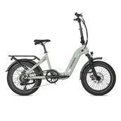 Rowery elektryczne - Rower Elektryczny Składany JOBOBIKE Romer FatBike miętowy - miniaturka - grafika 1