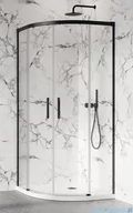 Kabiny prysznicowe - Radaway Idea PDD Black 100x90 lewa 387139-01-01/387157-54-01 - miniaturka - grafika 1