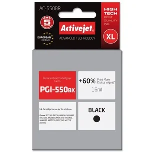 ActiveJet PGI-550BK XL (TBC-PGI550XLB) - Tusze zamienniki - miniaturka - grafika 1