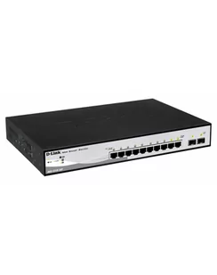 D-Link DGS-1210-10P 10port Gbit PoE Smart Switch - Switche - miniaturka - grafika 2