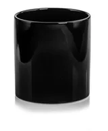 Donice - Osłonka Na Doniczkę Walec Ceramiczna Czarna 13Cm - miniaturka - grafika 1