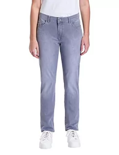 Spodnie damskie - Pioneer Damskie spodnie jeansowe Straight Leg Betty, Light Grey Used (9842), 44W / 28L - grafika 1