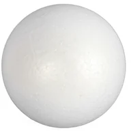 Ozdoby bożonarodzeniowe - Kula styropianowa 15 cm biała - miniaturka - grafika 1
