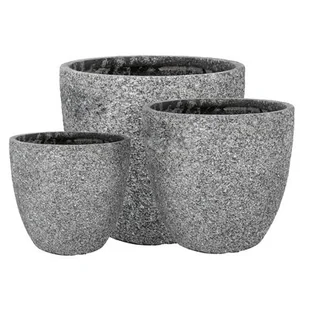 Donice okrągłe kpl. 3 sztuki - Donice - miniaturka - grafika 1