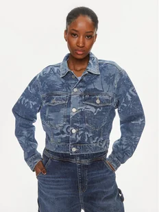 Tommy Jeans Kurtka jeansowa Claire DW0DW17664 Niebieski Regular Fit - Kurtki damskie - miniaturka - grafika 1