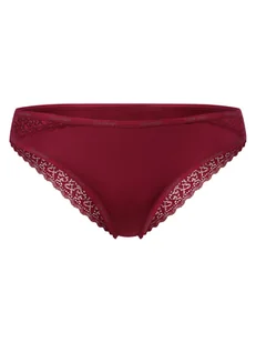 Calvin Klein Damskie majtki brazylijskie Kobiety Sztuczne włókno lila|czerwony jednolity, S - Majtki damskie - miniaturka - grafika 1