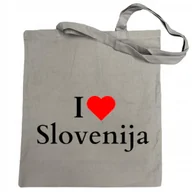 Torby i wózki na zakupy - Torba na zakupy I Love Slovenija Kocham Słowenie - miniaturka - grafika 1