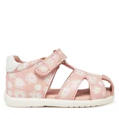 Buty dla dziewczynek - Sandały Garvalin 252305 Różowy - miniaturka - grafika 1