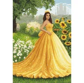 Pasmanteria - Zestaw do haftu - Słoneczna dama - miniaturka - grafika 1